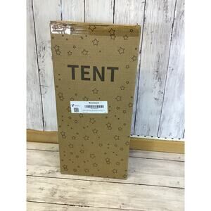 Monobeach Princess Tent Girls Large Playhouse Kids Castle Star Lights Pink NIB